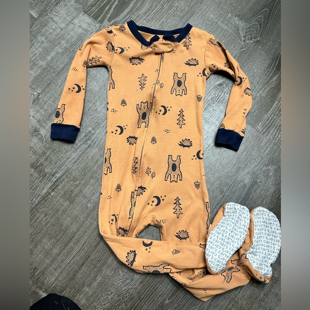 Bear footie sleeper